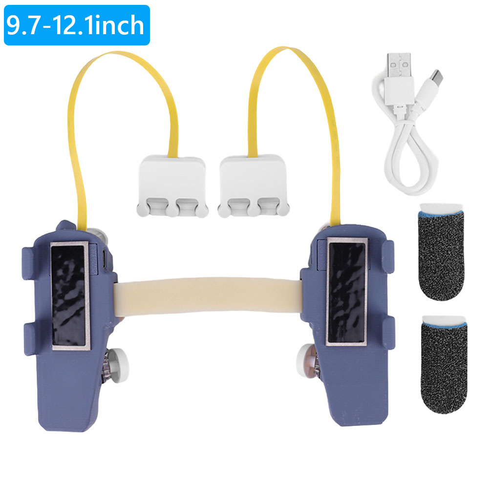 Tablet Game Controller Pulse Continuous Shooting DIY Tablet Game Handle Six Buttons Gamepad Multiple Sizes To Choose: WHITE