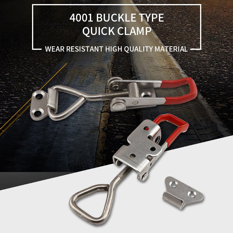 2Pcs Toggle Toggle Clamp Verstelbare Kabinet Dozen Deurkruk Lock Hasp Voor Schuifdeur Meubels Hardware