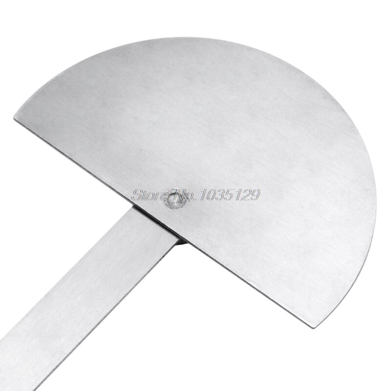 Stainless Steel Round Head 180 degree Protractor Angle Finder Rotary Measuring Ruler Machinist Tool Craftsman Digital Ruler