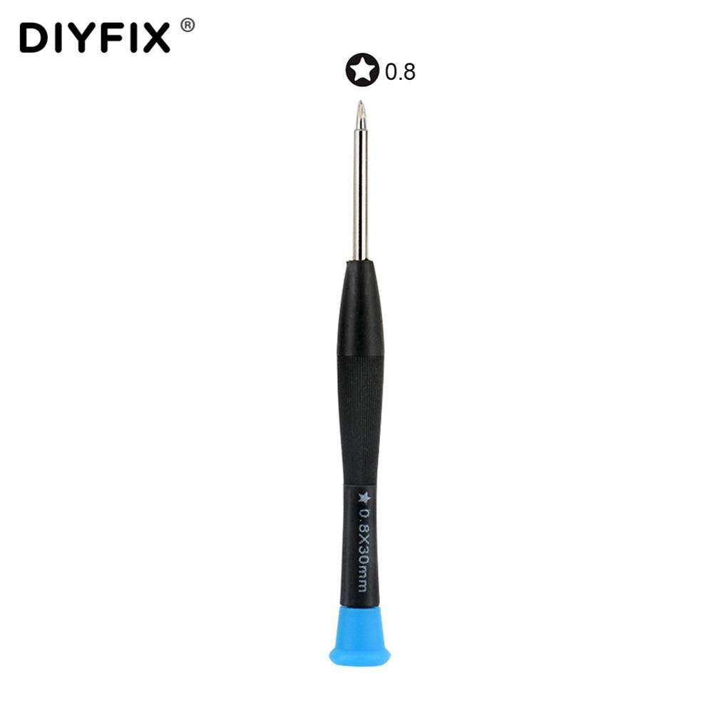 1 Pc Magnetische Präzision Schraubendreher P2 P5 Pentalobe 1,5 Flache Kopf 1,5 Kreuz 0,6 Y Spitze für iPhone XS Max XR Öffnen Zerlegen Werkzeuge: 0.8 5-Punkt