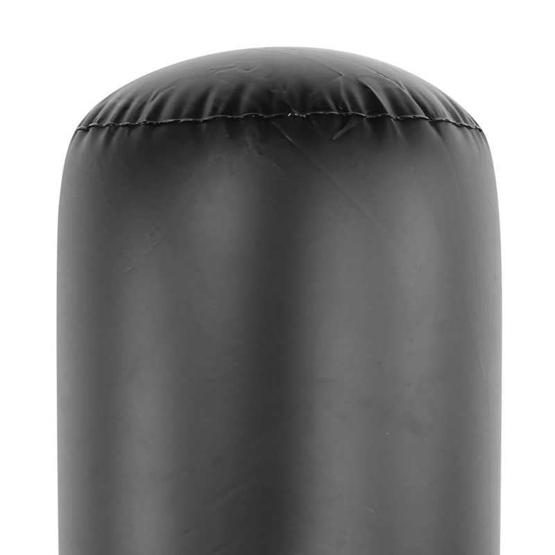 PVC Inflatable Punching Bag Column Thickening Boxing Pillar Bag 1.6m Black