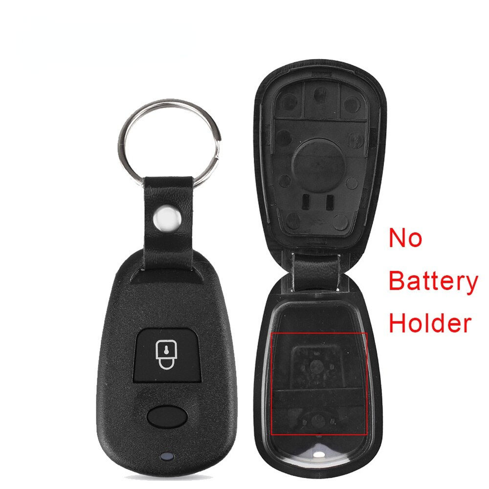 KEYYOU For Hyundai Kia Elantra Tucson Sonata Santa FE Carens Replacement 2+1 2 3+1 Buttons Car Remote Key Case Shell Fob Cover: 1 buttons