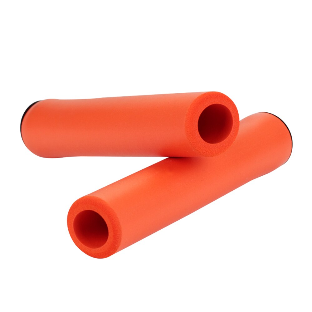Bikein pro 1 paar fiets silicagel stuur mountainbike zachte ultralichte beschermer fietsaccessoires gereedschap: Oranje