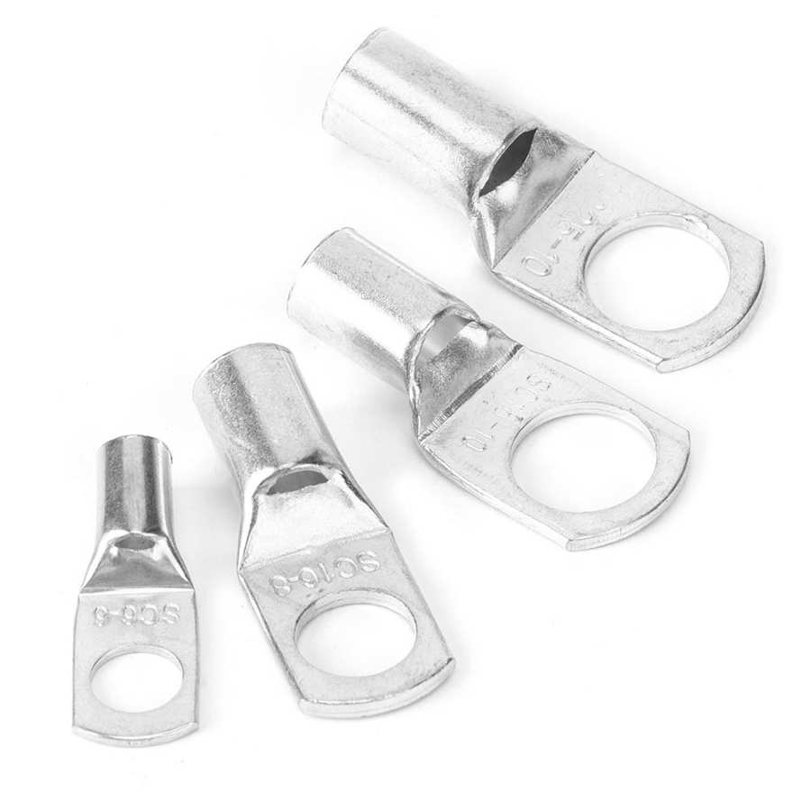 Conjunto de terminales de cobre para alternador de coche, Piezas para camiones, conectores de Terminal de Cable de crimpado para coche, conector eléctrico de bajo voltaje