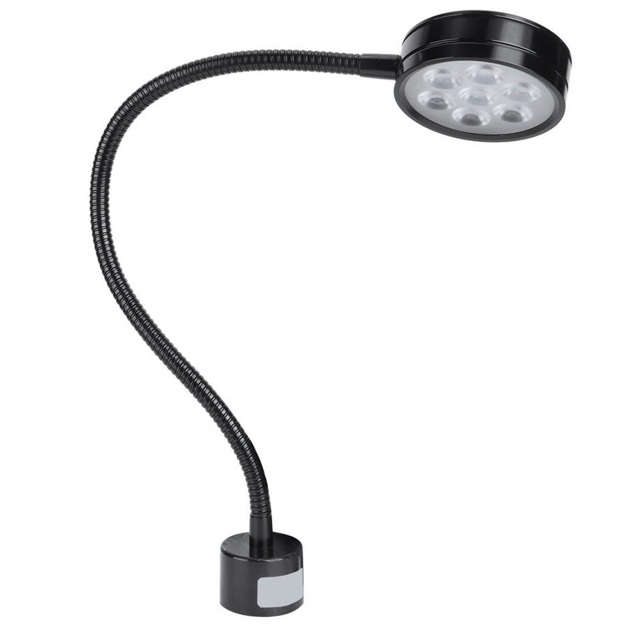 AC 110-220V 7W FÜHRTE Nähmaschine Licht Mit Magnet Montage Basis flexibel Schwanenhals Lampe Für Alle CNC Drehmaschine Arbeit Beleuchtung