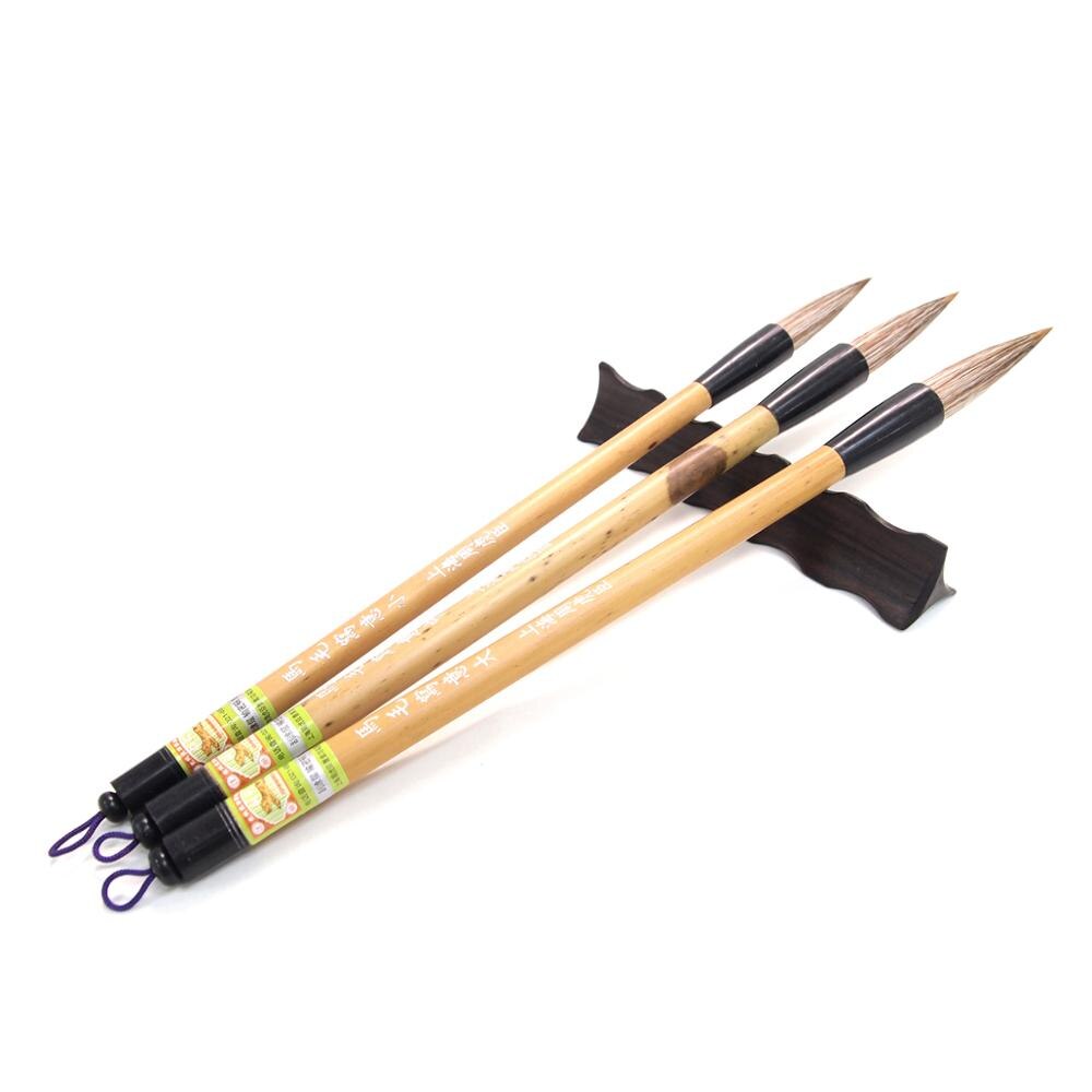 1 stück Zhou Hu Chen Pferd haar Chinesische Kalligraphie Schreiben Pinsel Chinesische Malerei Pinsel Stift Chinesische Studie Liefert