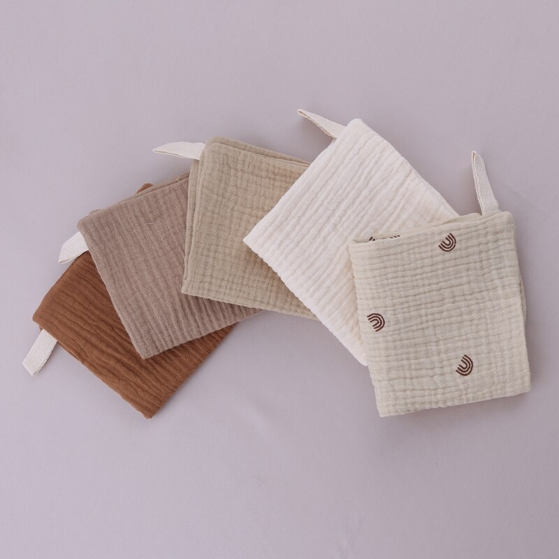 5 Stck Handtuch Baby Waschlappen Baby Handtuch Taschentuch Baumwolle Spucktuch Weichen, Saugfähigen Blick Kindergarten Waschlappen