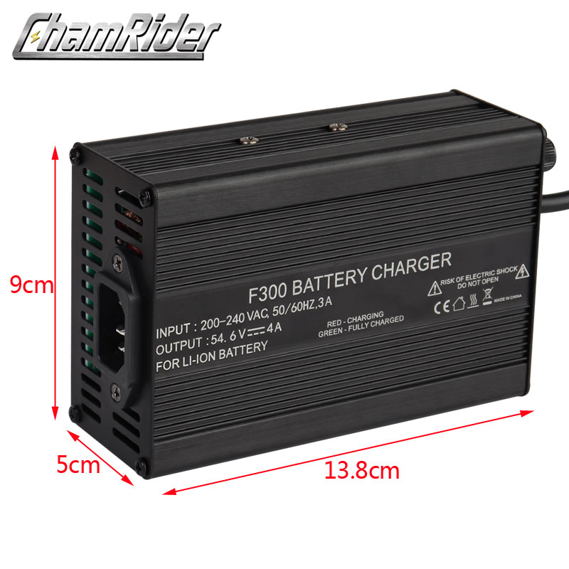 Lithium Battery Charger for Electric Bike,36V,48V,52V,4A Fast Charger,42V,54.6V,58.8V,Li-ion Battery Pack, Ebike, DC, XLR, RCA