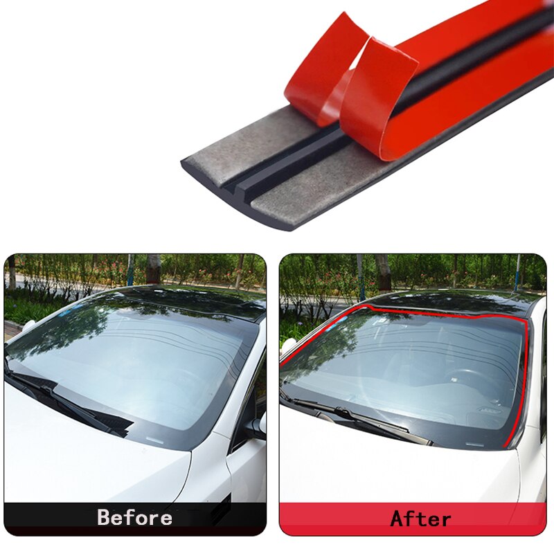 Auto Voorruit Dak Bescherming Sticker Rubberen Afdichting Strips Voor Ford Focus 2 Mk2 3 Mk3 Mk1 Fiesta Ranger Mondeo Mk4 fusion Kuga
