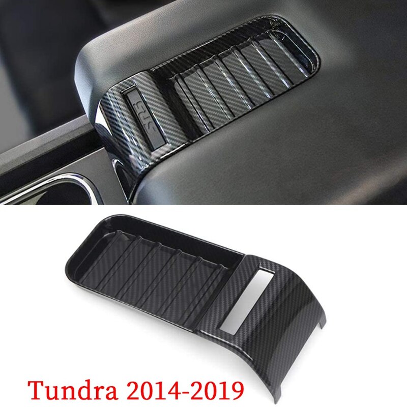 Abs fiber indvendige armlæn boks dekoration cover trim til toyota-