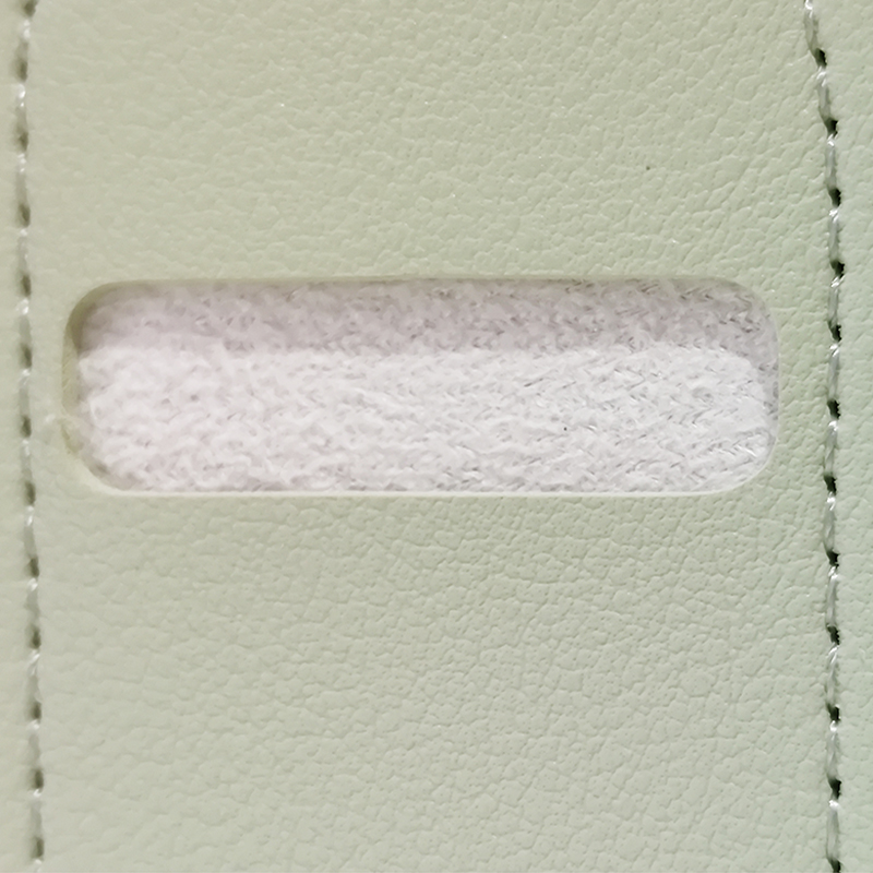 1 Pcs PU Leather Pencil Pen Case Pen Protection Cover Solid Color Hollow Simple Student Stationery Box