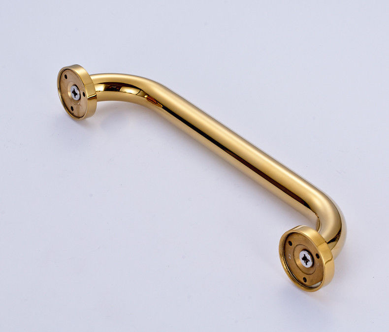 High-grade 14 Inch Bathroom Safety Bathtub handrail Grab Bar - Golden Brass Wall Mount 11-233