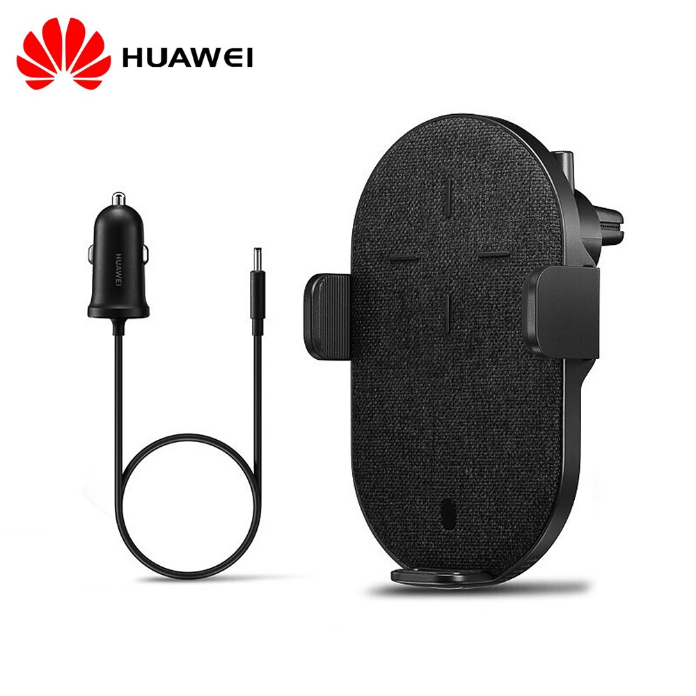 Huawei-cargador de coche inalámbrico de carga rápida, soporte de teléfono estándar Qi de 27W, carga rápida para P40 Mate 30 Pro iPhone 11: Default Title