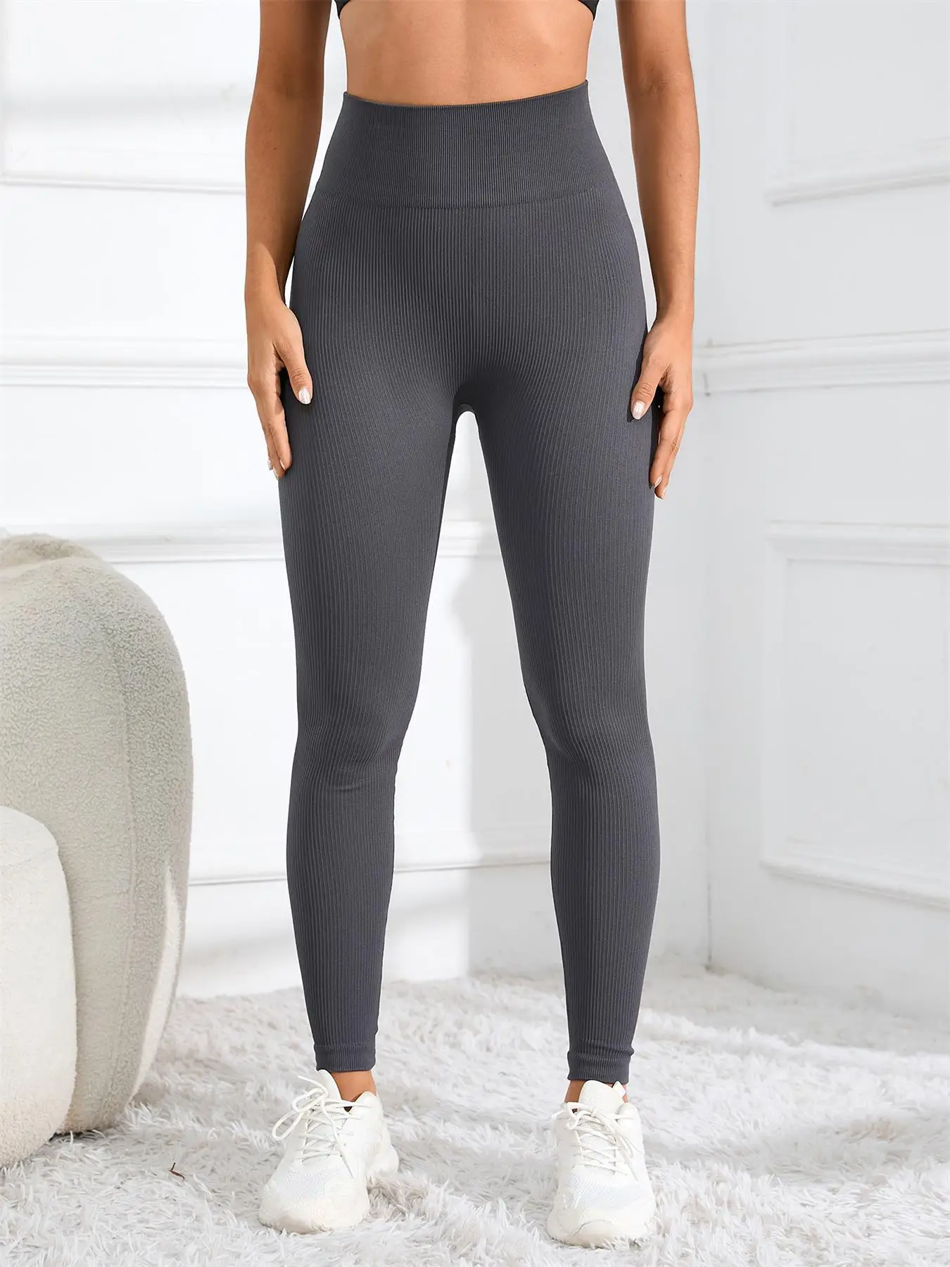 Leggings de yoga sin costuras de cintura alta, – Grandado