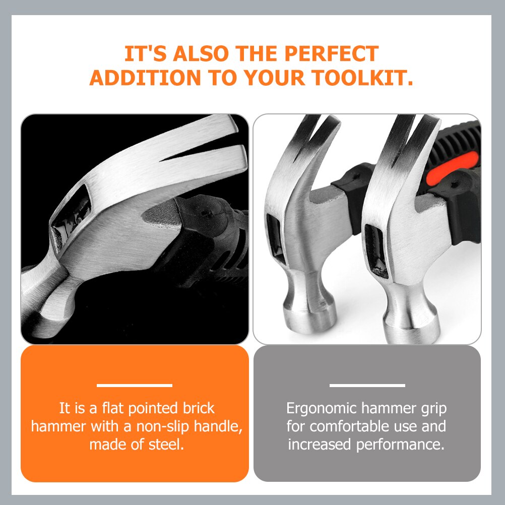 Multi-functional Steel Hammer Auto Repair Hammer Mini Tack Fiberglass Hammer