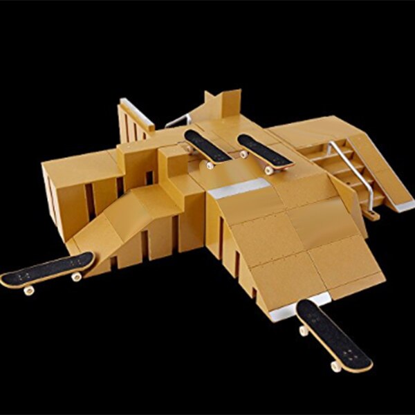 4 Pcs Mini Fingerboards/ Finger Skateboard, Unique Matte Surface (Random Patterns and Colors)