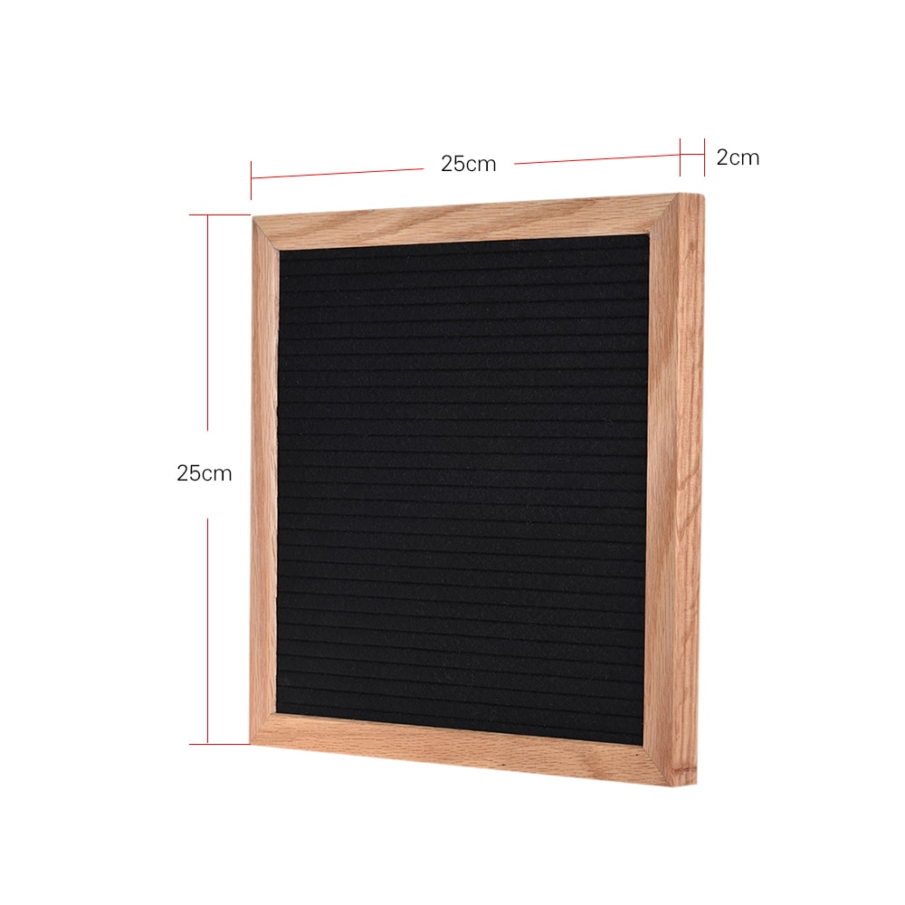 NNRTS Letter Board Sign Message Home Office Decor Board Oak Frame White Letters Symbols Numbers Characters Bag office