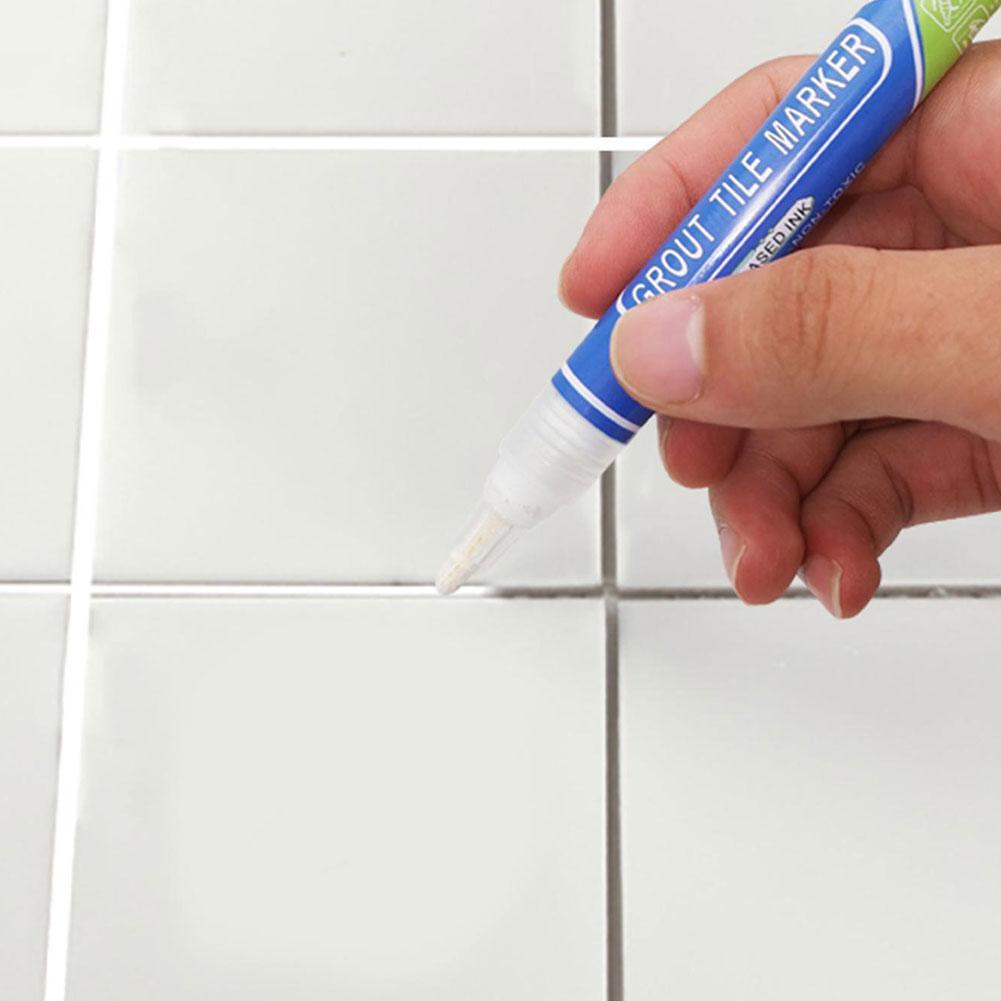 Tile Caulking Pen Color Waterproof Tile Gap Repair Pen Tiles Refill Grout Pen Mouldproof Filling Agents Bathroom Paint Cleaner