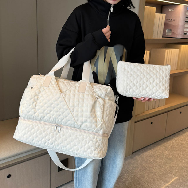 Bolsas de viaje de gran capacidad, organizador de equipaje, bolso de mano impermeable, portátil, plegable, almacenamiento de ropa de viaje, bolsos de hombro