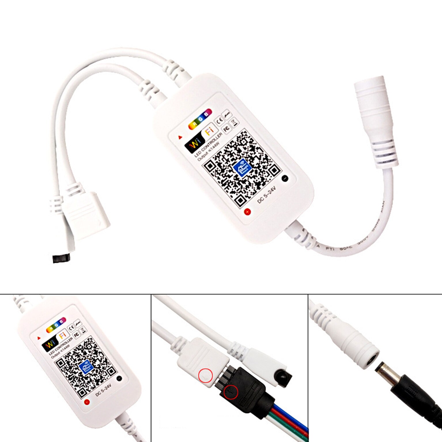 Wifi RGB Controller DC 5-24V Mini 24 Tasten Musik Controller Licht Streifen Controller Für RGB LED Streifen