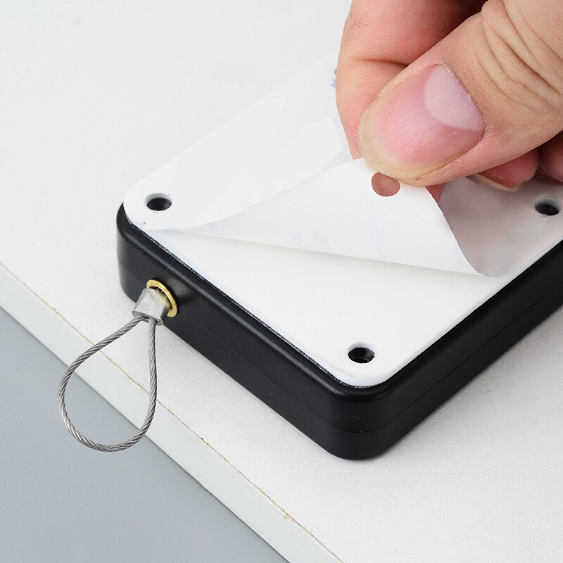 1Pc Black Punch Free Automatische Sensor Deur Dichter Automatische Uitschakeling Apparaat Niet Ponsen Telescopische Schuifdeur Apparaat
