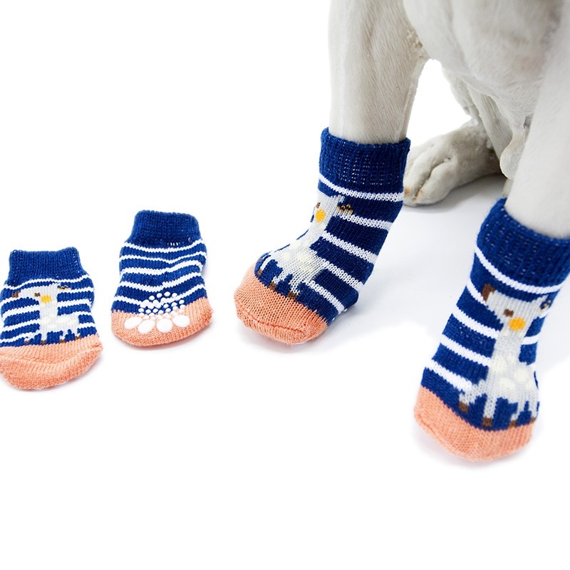 Kleine Hond Doggy Schoenen Kleding Apparels Voor S-XL Winter Kerst Hond Mooie Zachte Warme Gebreide Sokken Cartoon