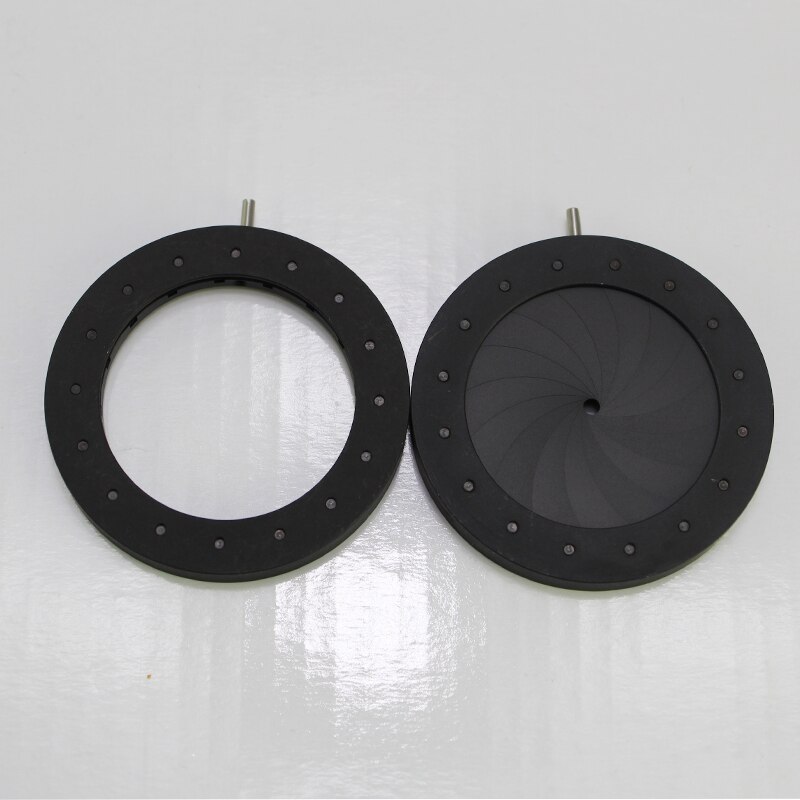 1.5-37 Mm Diafragma Diameter Zoom Iris Diafragma Diafragma Condensor Voor Microscoop Camera Cctv Lens Optische Instrument 16 Blade