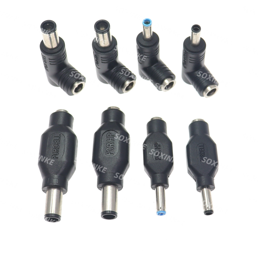 DC Male Plug 7.4x5.0/4.5x3.0mm to DC Female 5.5*2.1mm/5.5X2.5 Power Adapter Charging Converter Plug Connector For Dell HP laptop