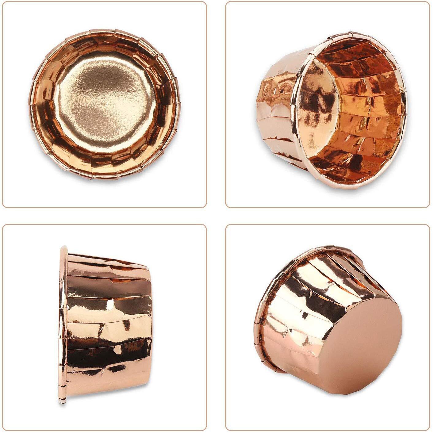 50Pcs Muffin Cupcake Paper Cup Oilproof Cupcake Wrappers Liner Case Baking Cup Tray Cake Mold Box for Birthday Party Pastry Tool