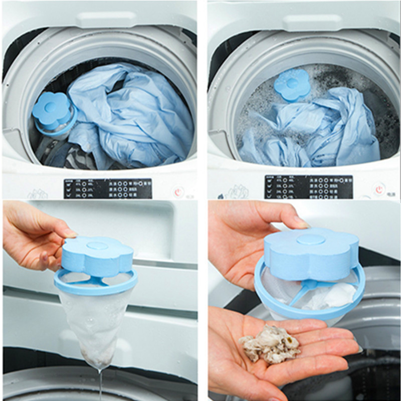 Malla para filtro de bolsa Dispositivo de eliminación de vello de lana lavadora flotante estilo de lavado de ropa de limpieza flotante para mascotas