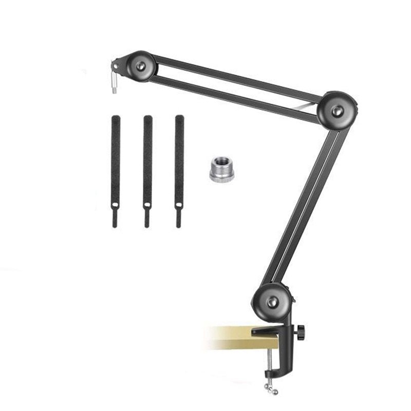 Heavy Duty Microphone Stand Adjustable Suspension Boom Arm with Built-in Spring for Voice Recording Regular Style
