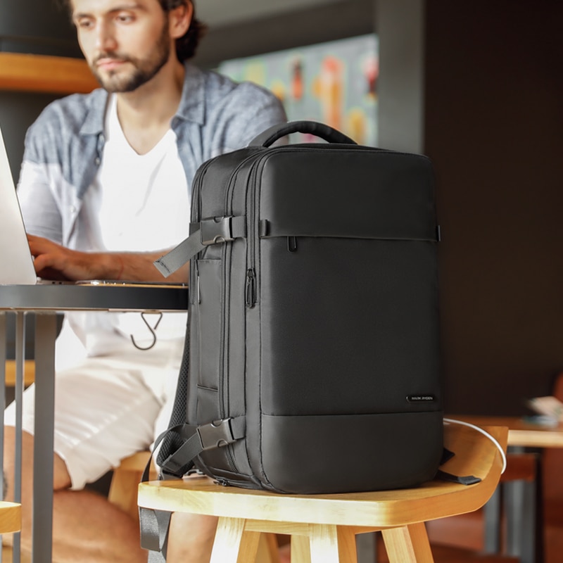 Mark Ryden Men Backpack 15.6 Laptop Bag Shoes Pocket Backpack Travel Bags For Teenagers School Bagpack