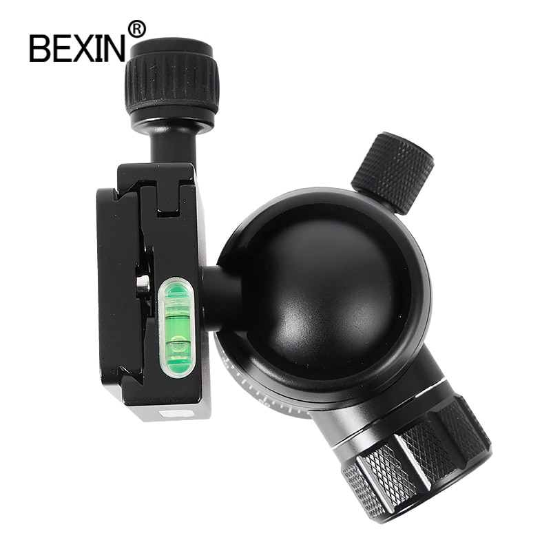 Bexin K-36 Roterende Statief Hoofd Foto Camera Stand Balhoofd Panoramisch Schieten Hoofd Dslr Viedo Mount Adapter Voor Punt Camera