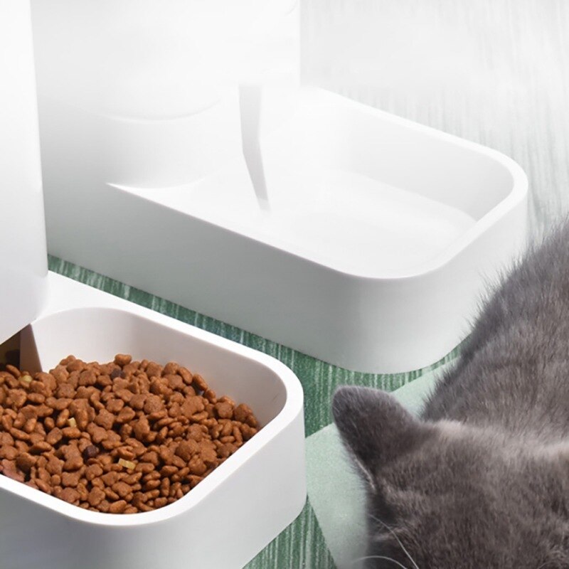 &2.2L Pet Automatic Feeder Dog Cat Drinking Bowl For Dogs Water Drinking Feeder Cat Feeding Large Capacity Dispenser Pet Cat Dog