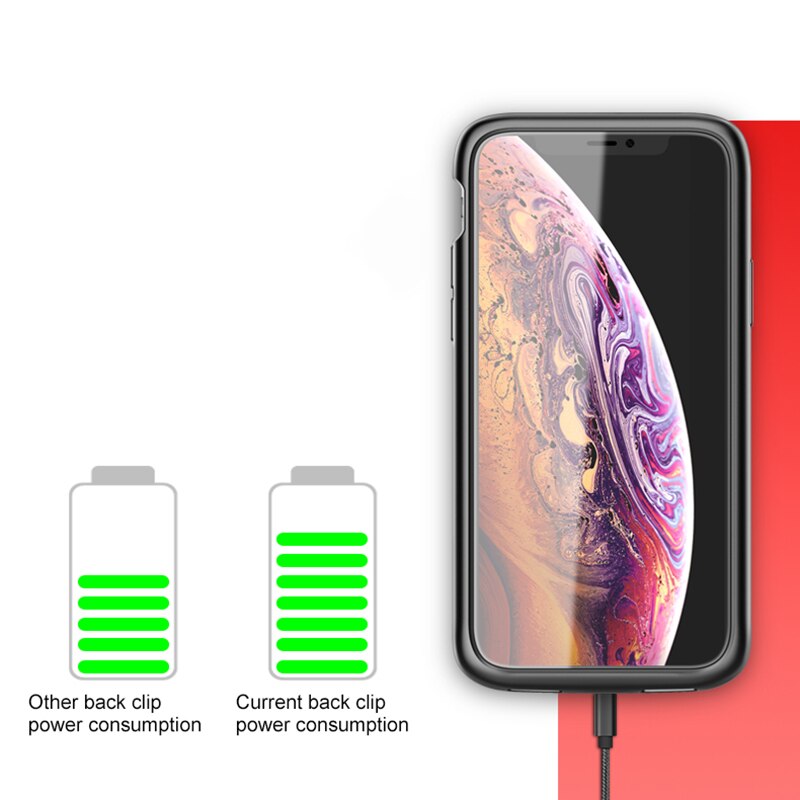 Power case 6000 mah bank bagcover til iphone 11 pro max bærbart batterioplader cover til iphone 11 11 pro power cover