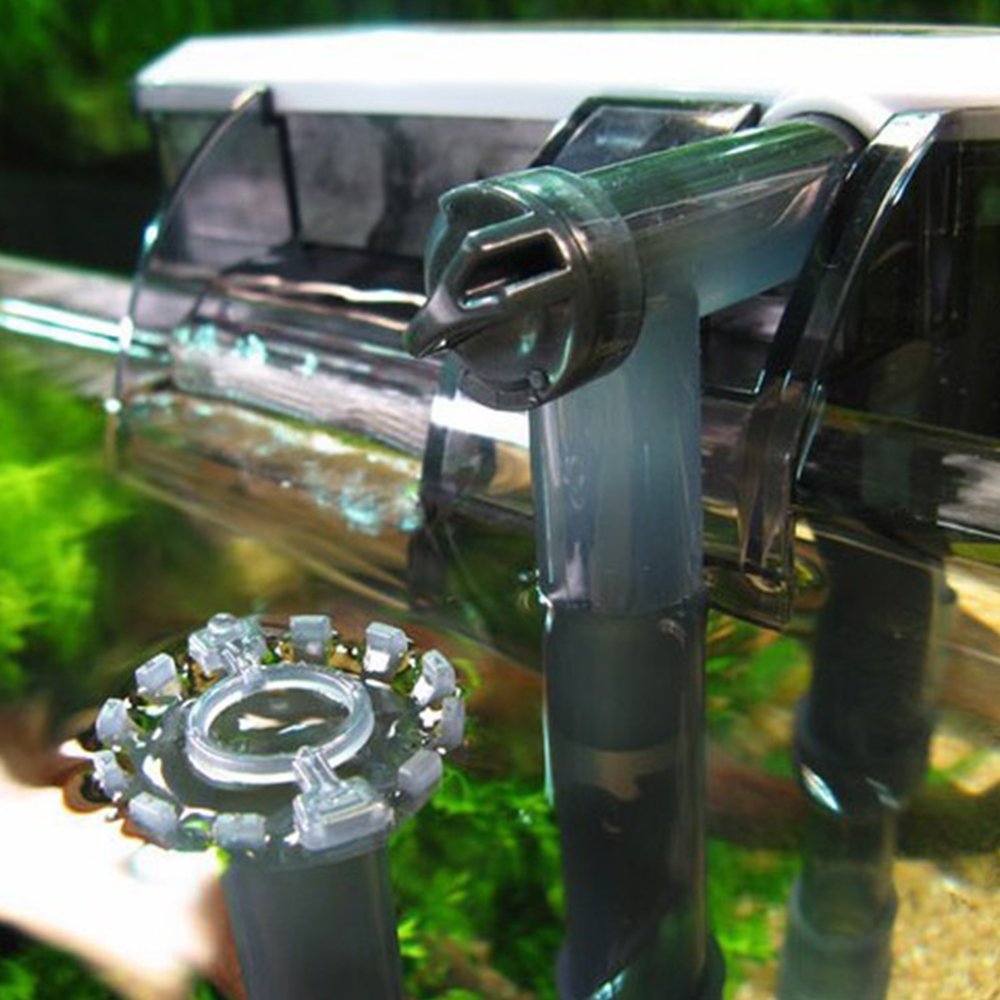Aquarium hangfilter uv-lamp dompelbaar 3- in -1 extern aquarium powerfilter waterval oppervlakte skimmer aquarium aquarium