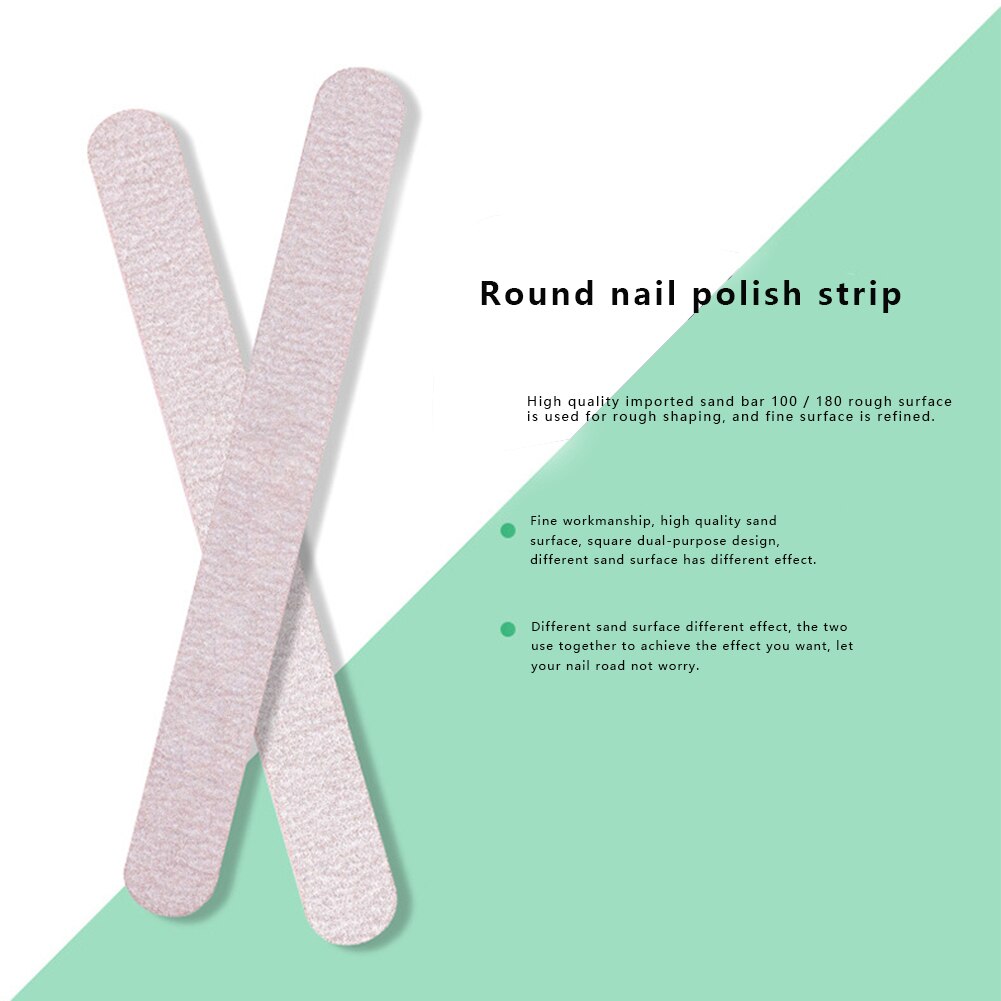 DIY Nail Tips Polishing Remover Kits Nail File Waterproof Durable Home Salon Nail Buffer for Nail Grinding/Polishing