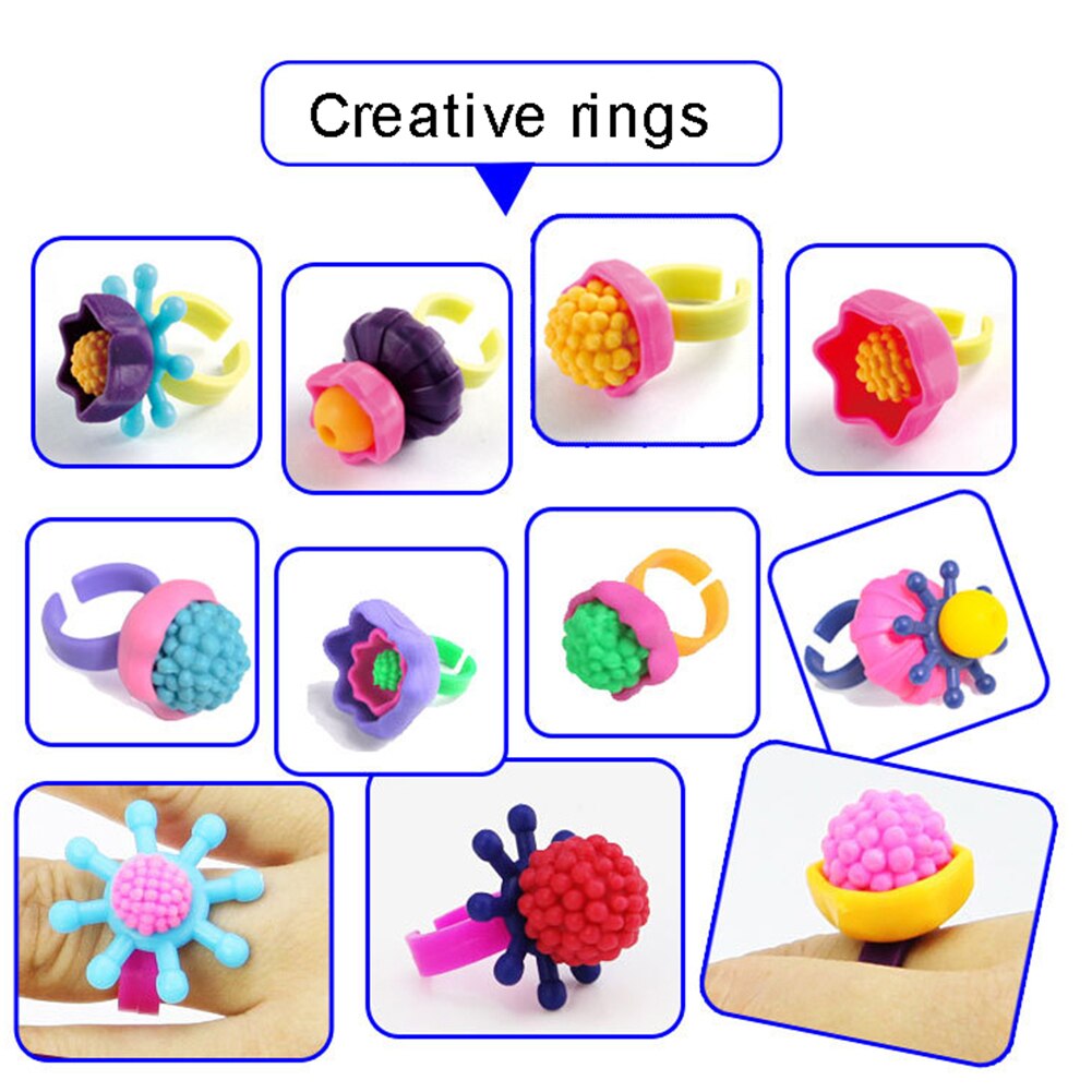 500g farverige løse perler diy armbånd halskæde børn håndværk projicering uddannelse legetøj