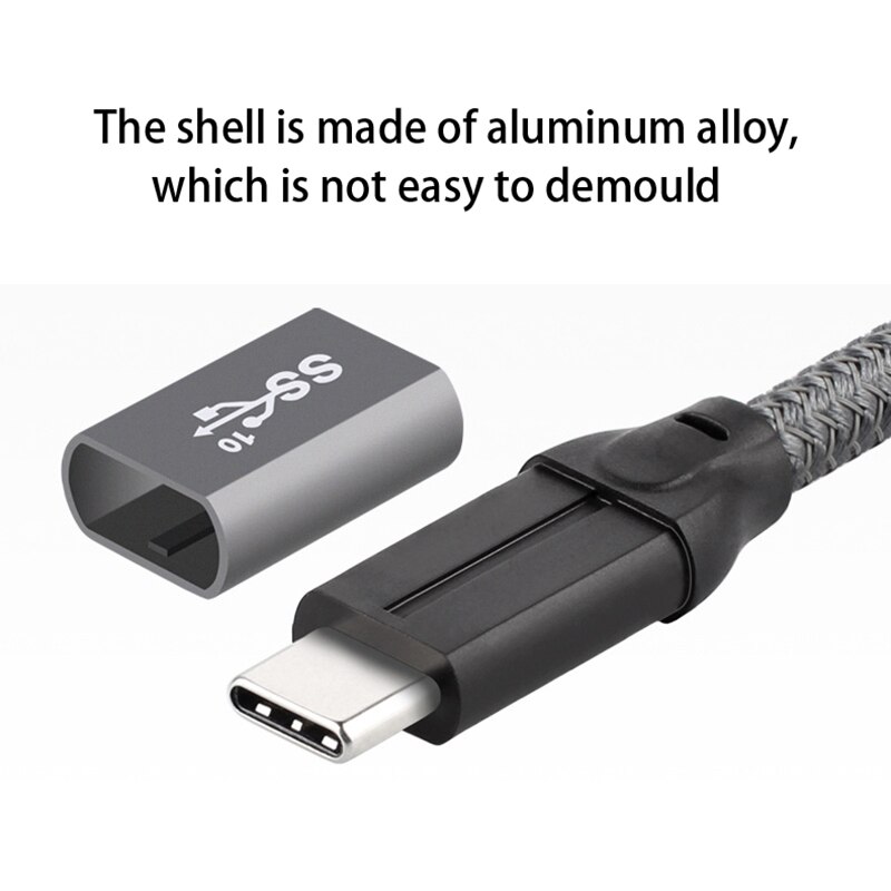 USB-C Cable 3.1 Gen 2 - 1M/3ft - 20Gbps Data Transfer - 100W Power Delivery PD - E-Marker Chip