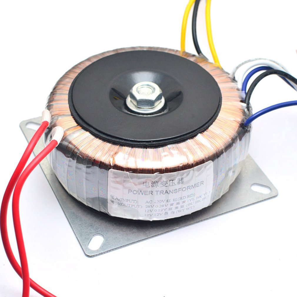 Dobbel  ac 28v 200w transformator til forforsterker forsterker tonekort brukt 110v 220v valgfri transformator dobbel