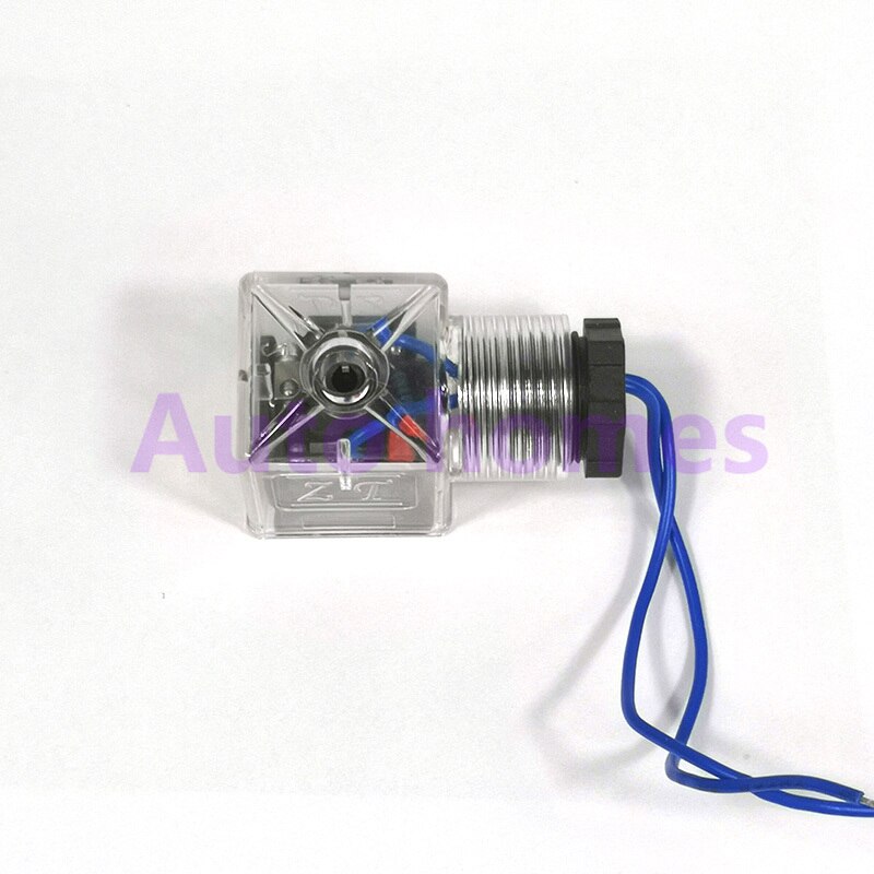 Bouchon de bobine à électrovanne hydraulique 24V 220V 110V 12V | Bobine avec indicateur, tension