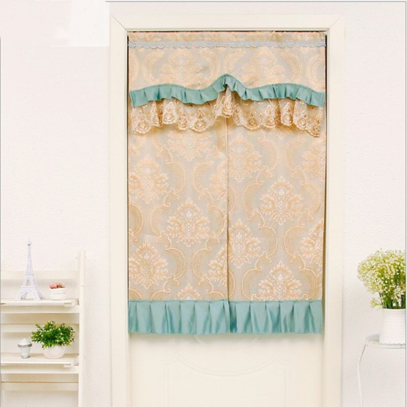 Kök sovrum dörr gardin. halvgardin skiljegardin fri punch toalettduk hängande gardin. feng shui gardin