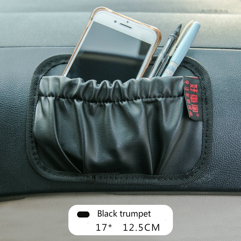 Car styling organizer leather storage box Multi-function car debris storage bag dashboard Seat phone Wallet storage bag