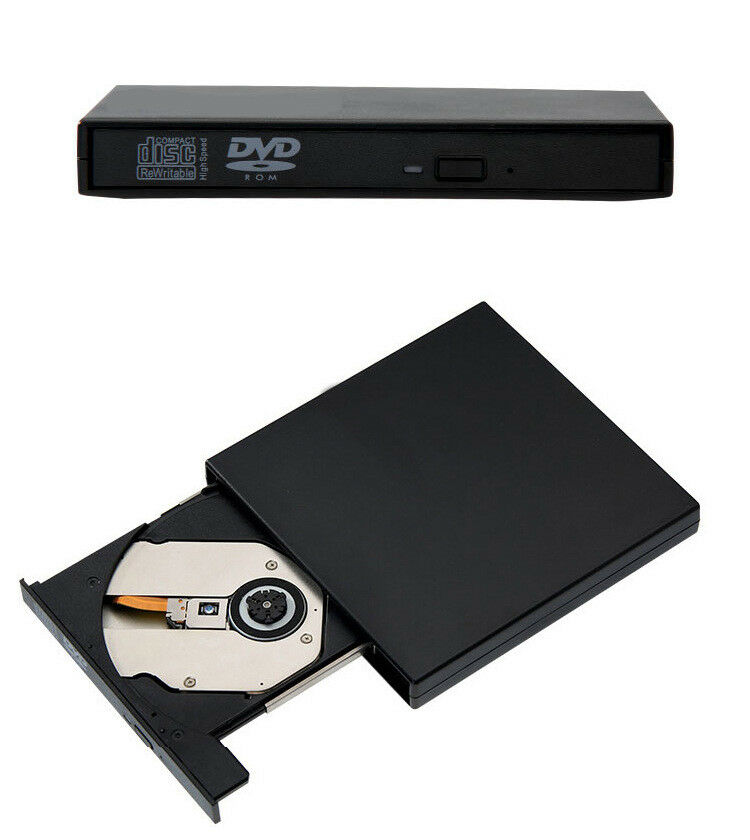 USB 2.0 Draagbare Slanke Externe DVD/CD-RW Optische Disc Drive Reader Writer Speler met Combo CD-RW Brander voor Laptop PC Desktop