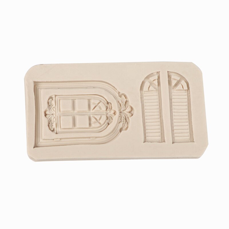 AUEAR, Vintage spiegel frame siliconen mal fondant schimmel taart decoratie gereedschap voor Sugarcraft chocolade polymeer klei (3 pack, frames 1