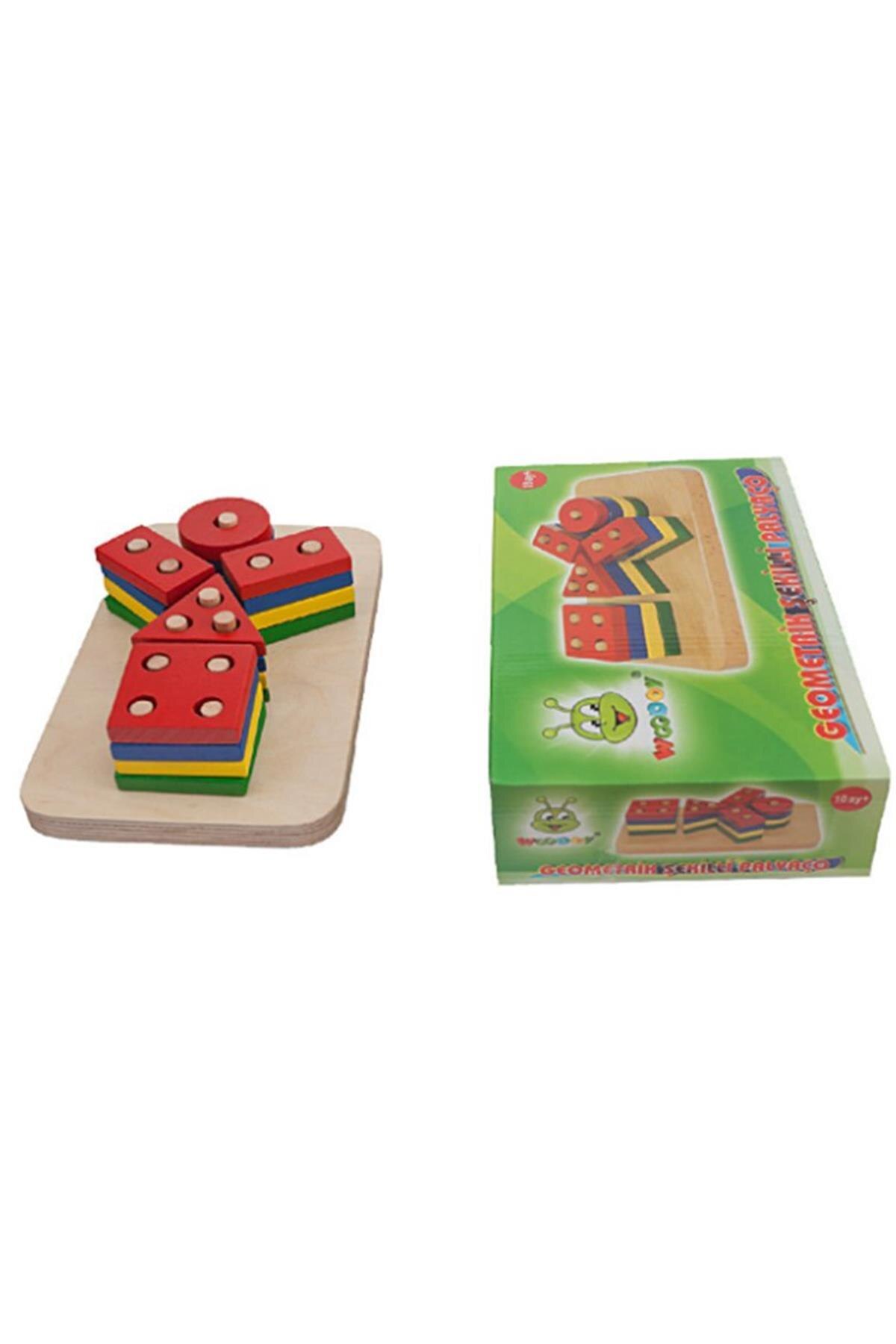 004Kr Woodoy Geometric Shaped Clown