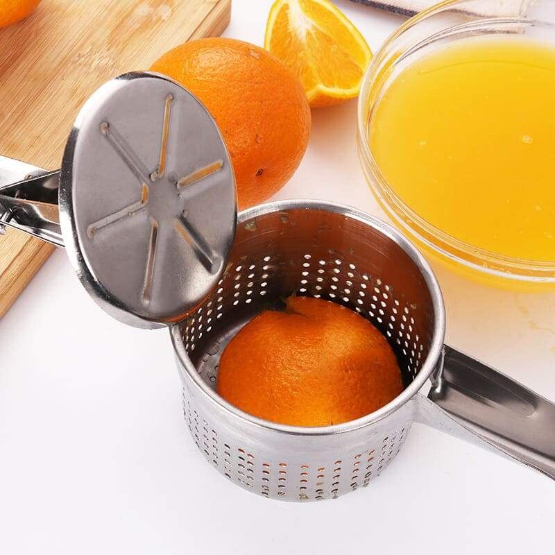 Manuell citruspresspress hand apelsinpressare citronfruktsaftpressare citruspressmaskin rostfritt stål köketillbehör för hem