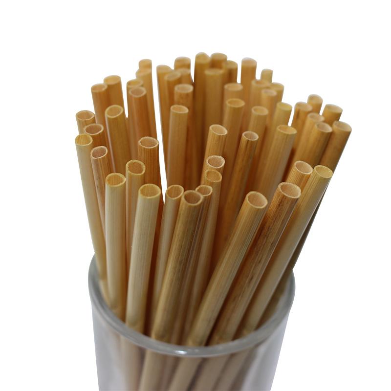 100pcs/pack Eco Wheat Straw Disposable Straw Degradable Drinking Supplies Party wedding birthday Dressing ZQ045