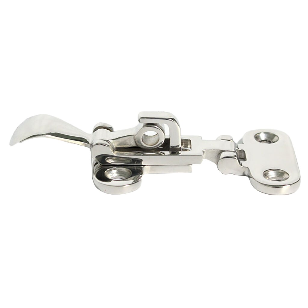 316 Stainless Steel Hold Down Clamp-Locking Cam Latch Boat Locker Cabinet Hatch Anti-Rattle Latch Boat Caravan - 90 Degree