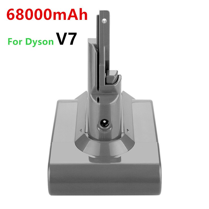 100%  dyson  v7 batterie 21,6 v 98000 mah li-lon akku für dyson  v7 batterie tier pro staubsauger ersatz: 68000 mah